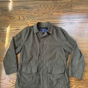 Men's Newport Harbor green button/zip jacket, size xl